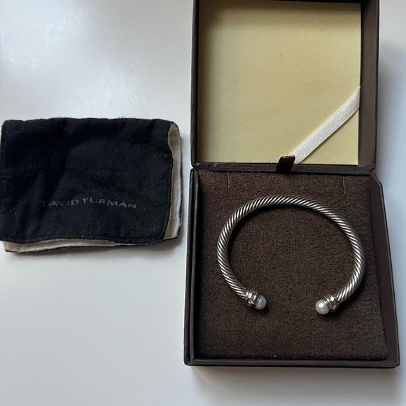 David Yurman Bracelet with Pearls and Diamonds - Picture 1 of 5